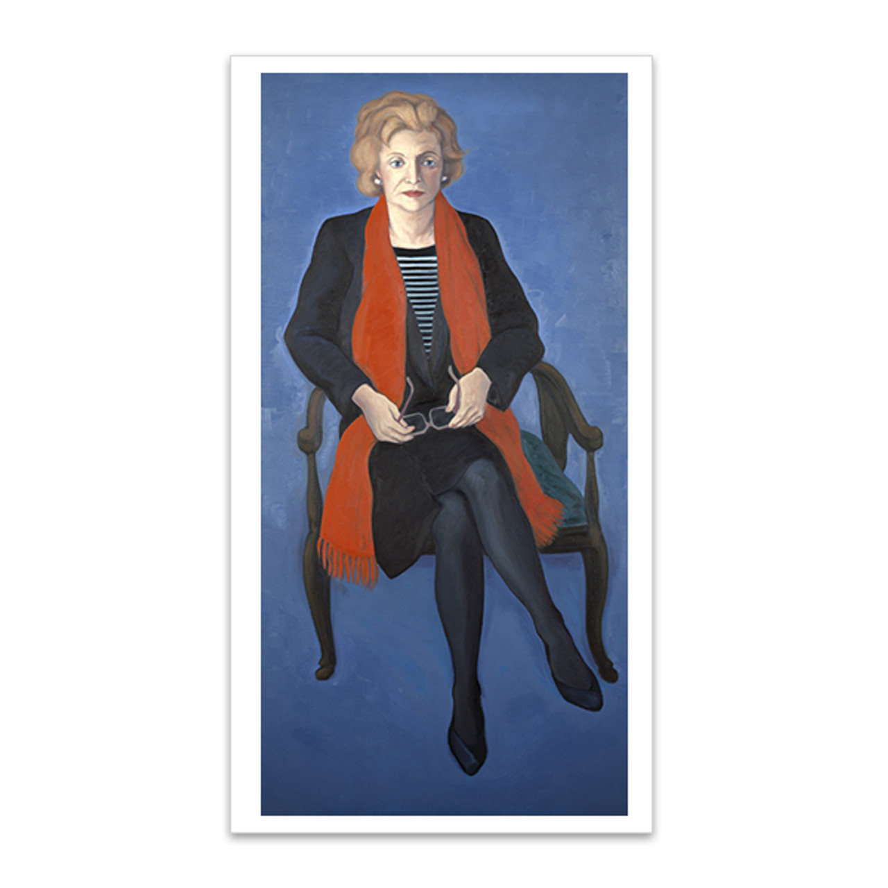 Dame Muriel Spark 1918 2006 Writer by Alexander Moffat large postcard